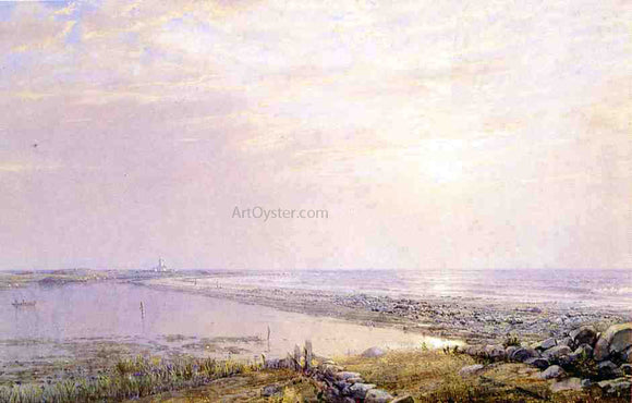  William Trost Richards Beach Scene, Late Afternoon - Canvas Art Print