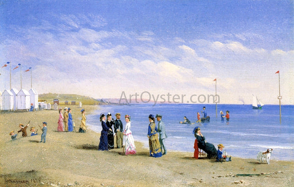  Conrad Wise Chapman Beach Scene, Trouville-sur-Mer - Canvas Art Print