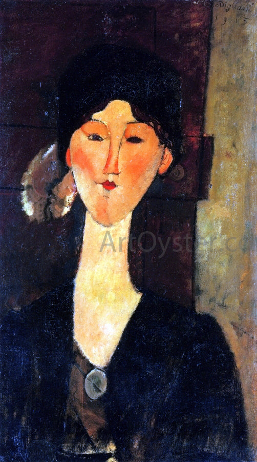  Amedeo Modigliani Beatrice Hastings Standing by a Door - Canvas Art Print