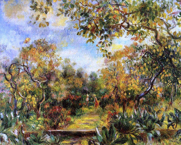  Pierre Auguste Renoir Beaulieu Landscape - Canvas Art Print