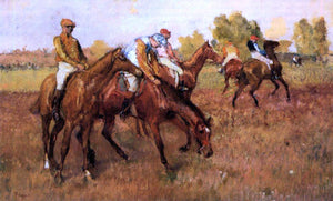  Edgar Degas Before the Race - Canvas Art Print