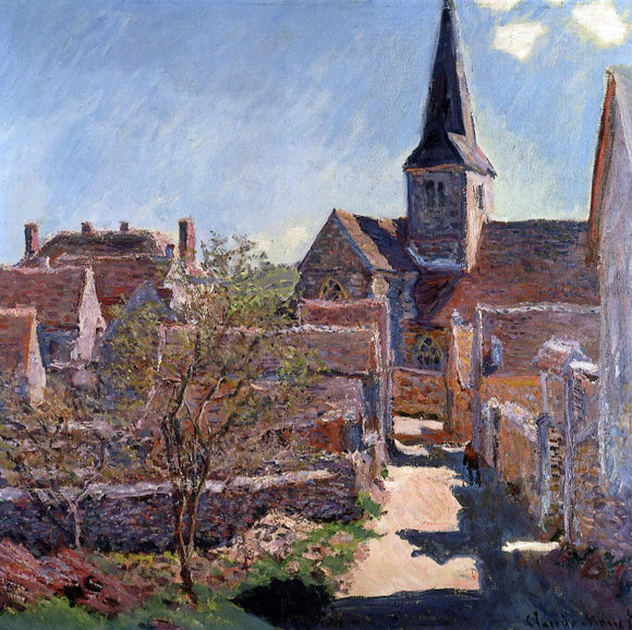  Claude Oscar Monet Bennecourt - Canvas Art Print