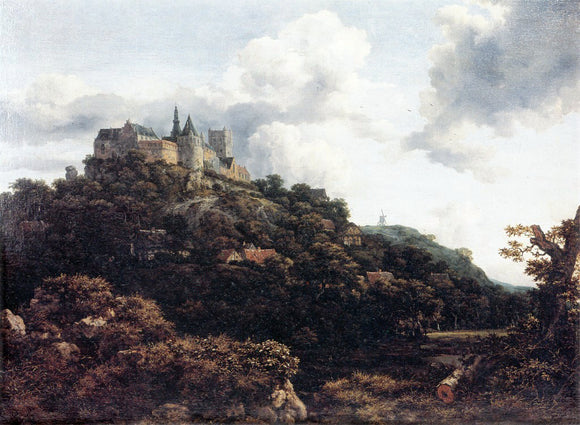  Jacob Van Ruisdael Bentheim Castle - Canvas Art Print