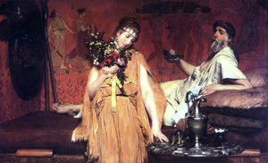  Sir Lawrence Alma-Tadema Between Hope and Fear - Canvas Art Print