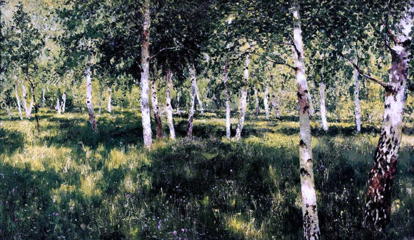  Isaac Ilich Levitan Birch Grove - Canvas Art Print