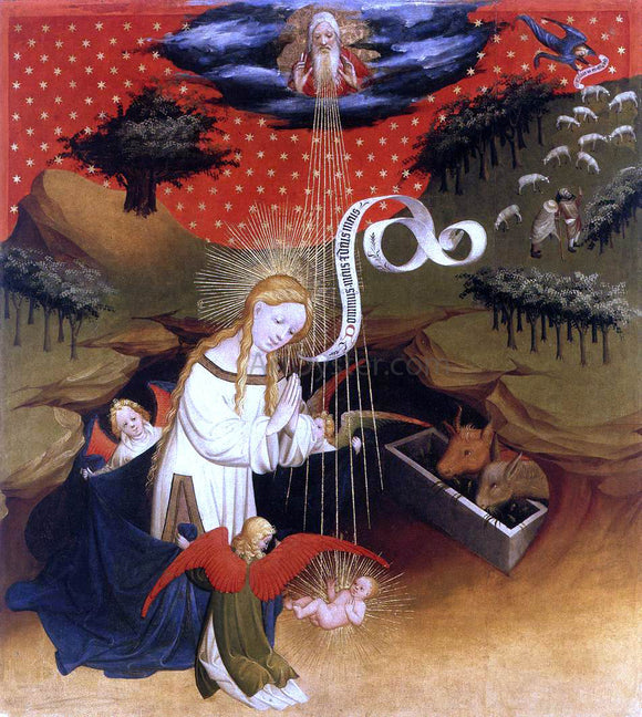  Master Francke Birth of Jesus - Canvas Art Print