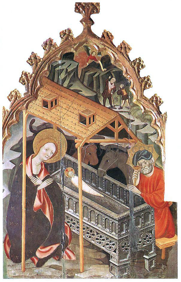  Ramon De Mur Birth of Jesus - Canvas Art Print