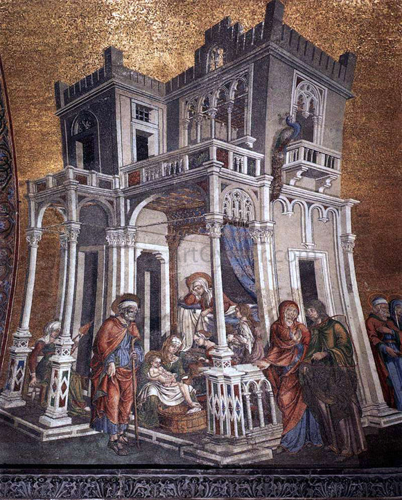  Michele Giambono Birth of the Virgin - Canvas Art Print