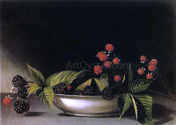  Raphaelle Peale Blackberries - Canvas Art Print