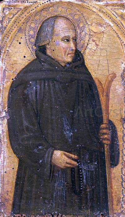  Bicci Di Lorenzo Blessed Gerard of Villamagna - Canvas Art Print