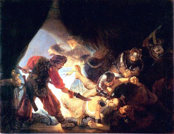  Rembrandt Van Rijn Blinding of Samson - Canvas Art Print