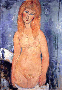  Amedeo Modigliani Blonde Nude - Canvas Art Print