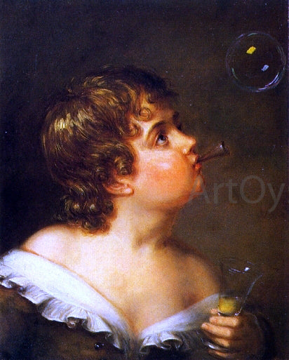  Charles Bird King Blowing Bubbles - Canvas Art Print