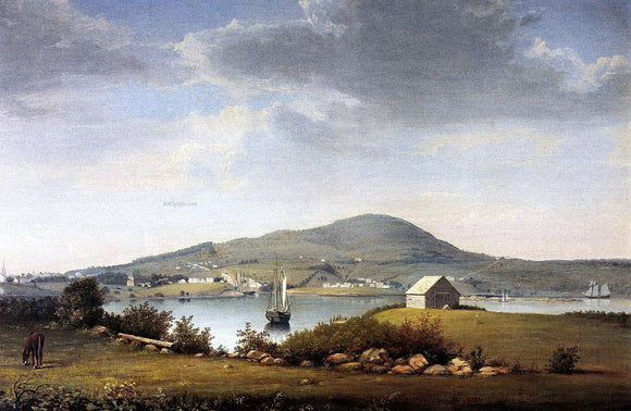  Fitz Hugh Lane Blue Hill, Maine - Canvas Art Print