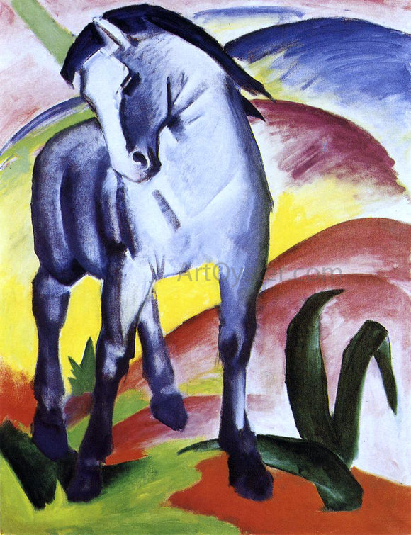  Franz Marc Blue Horse I - Canvas Art Print