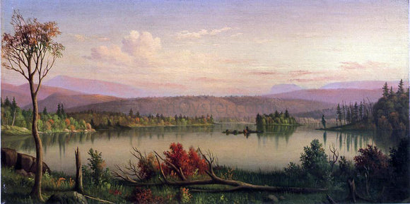  Levi Wells Prentice Blue Mountain Lake - Canvas Art Print