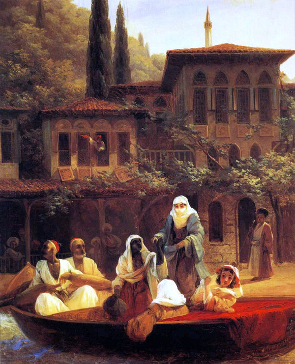  Ivan Constantinovich Aivazovsky Boat Ride by Kumkapi in Constantinople - Canvas Art Print