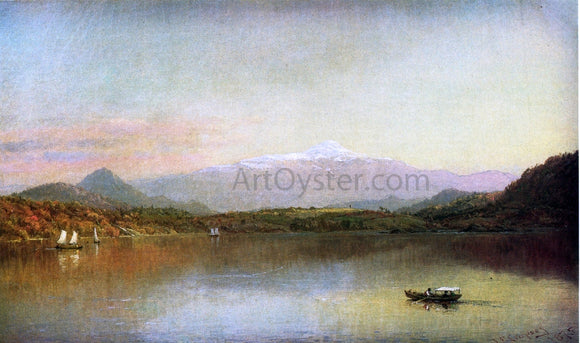  Jasper Francis Cropsey Boaters on a Lake - Canvas Art Print