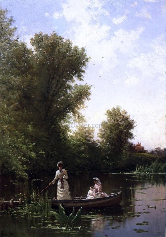  Alfred Thompson Bricher Boating in the Afternoon - Canvas Art Print