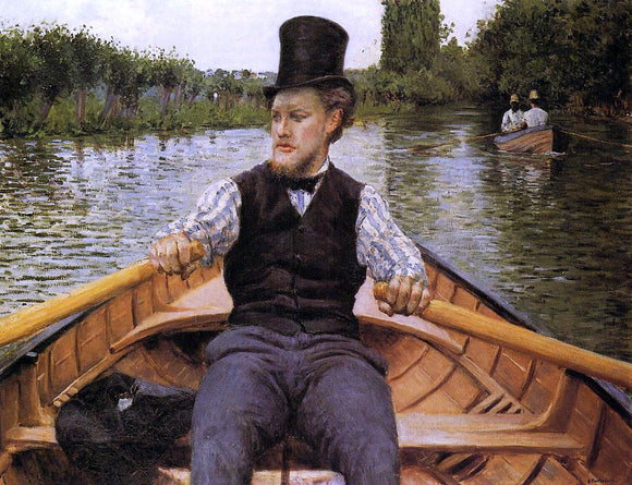  Gustave Caillebotte Boating Party - Canvas Art Print