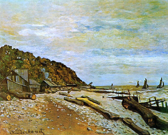 Claude Oscar Monet Boatyard near Honfleur - Canvas Art Print