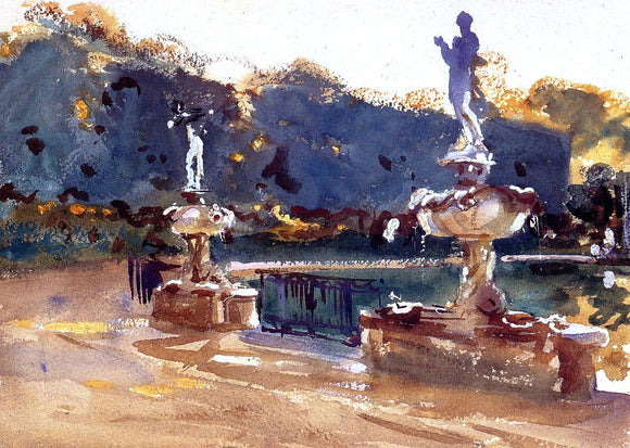  John Singer Sargent Boboli Gardens - Canvas Art Print