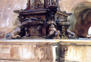  John Singer Sargent Bologna Fountain - Canvas Art Print