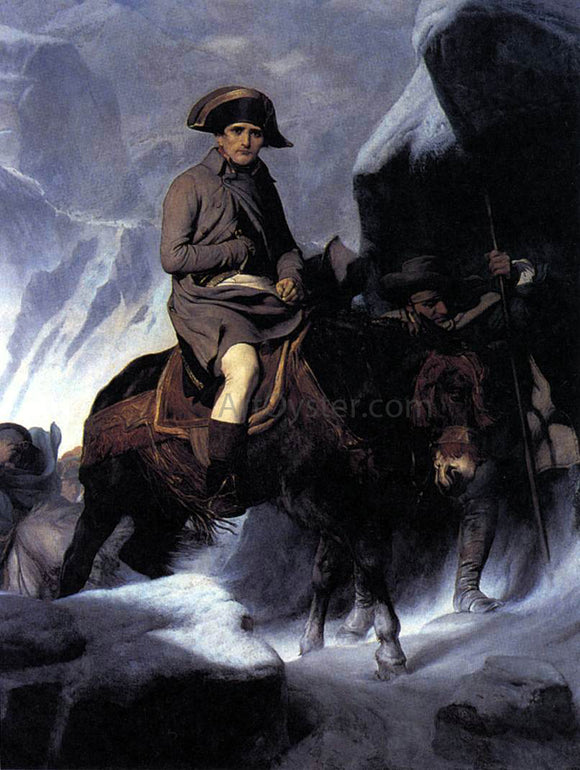  Paul Delaroche Bonaparte Crossing the Alps - Canvas Art Print