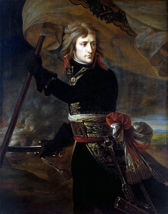  Antoine-Jean Gros Bonaparte on the Bridge at Arcole - Canvas Art Print