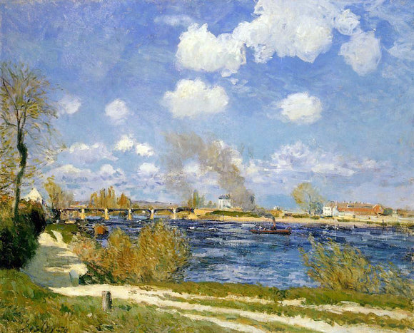  Alfred Sisley Bougival - Canvas Art Print