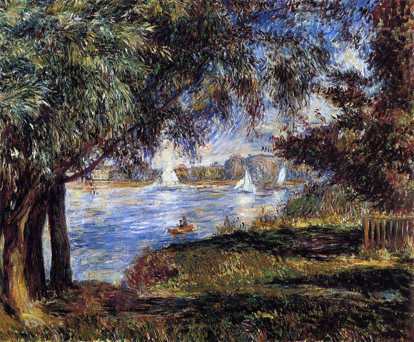  Pierre Auguste Renoir Bougival - Canvas Art Print