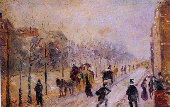  Camille Pissarro Boulevard des Batignolles - Canvas Art Print