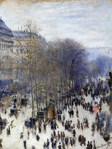  Claude Oscar Monet Boulevard des Capucines - Canvas Art Print