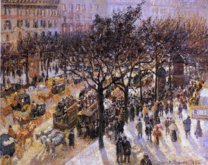  Camille Pissarro Boulevard des Italiens: Afternoon - Canvas Art Print