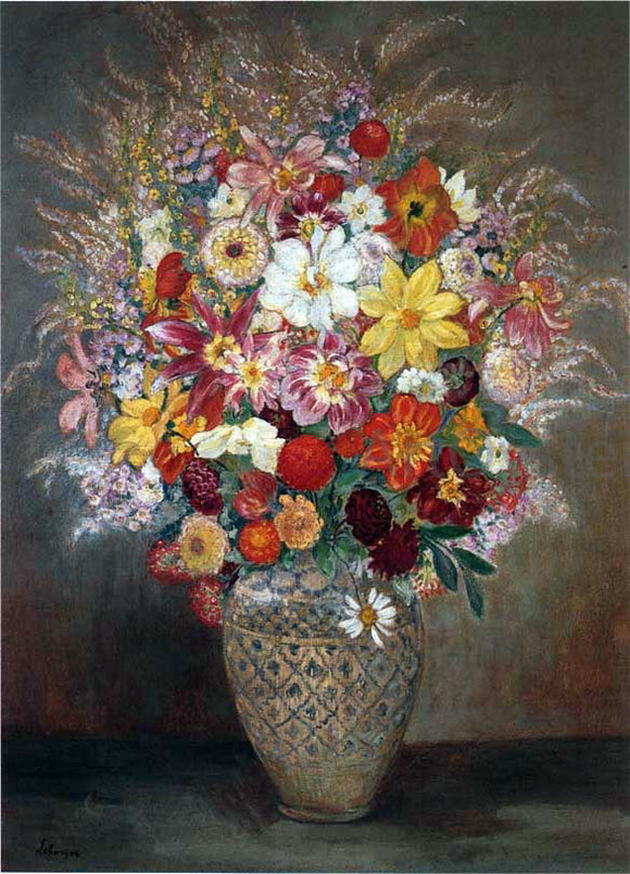  Henri Lebasque Bouquet of Flowers - Canvas Art Print