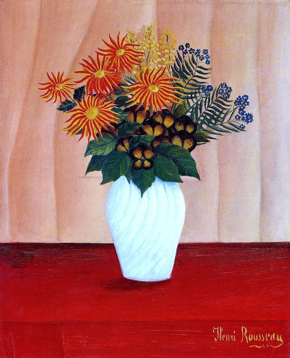  Henri Rousseau Bouquet of Flowers - Canvas Art Print