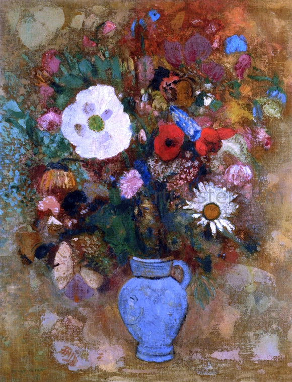  Odilon Redon Bouquet of Flowers - Canvas Art Print