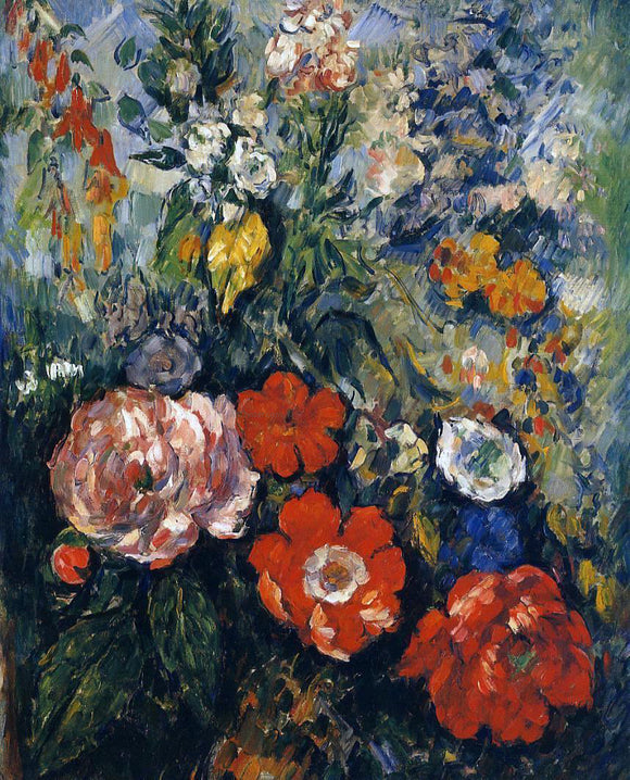  Paul Cezanne Bouquet of Flowers - Canvas Art Print