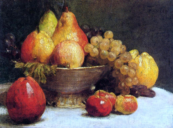  Henri Fantin-Latour Bowl of Fruit - Canvas Art Print
