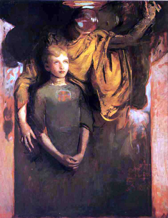  Abbott Handerson Thayer Boy and Angel - Canvas Art Print