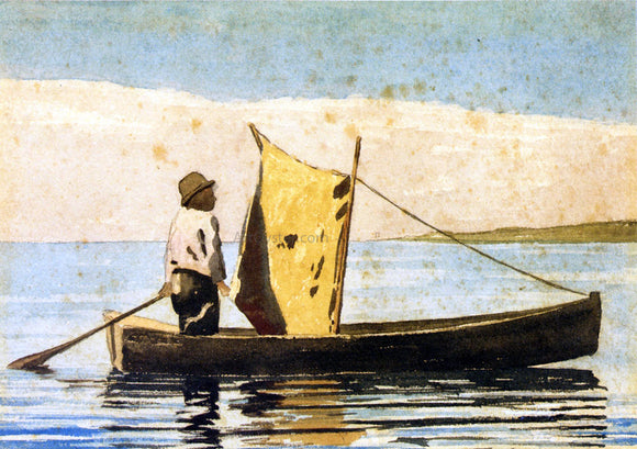  Winslow Homer Boy In a Small Boat - Canvas Art Print