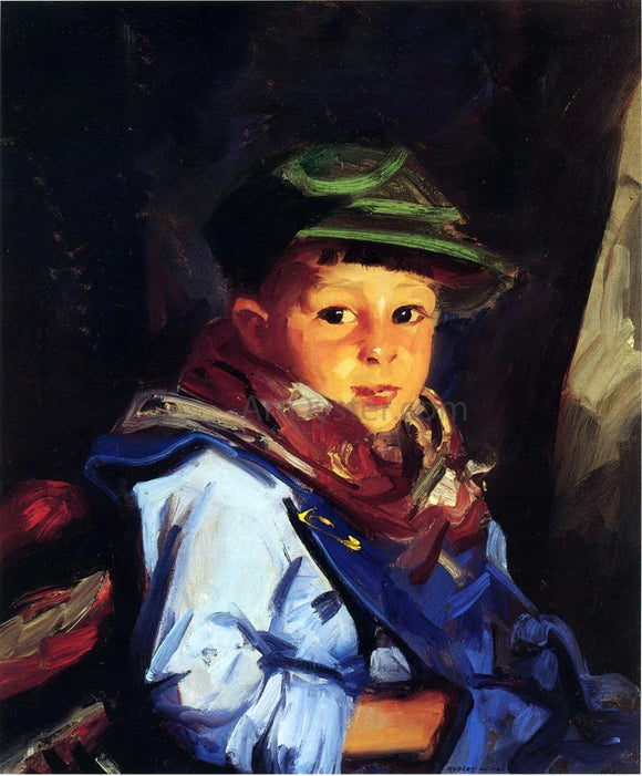  Robert Henri Boy with a Green Cap - Canvas Art Print