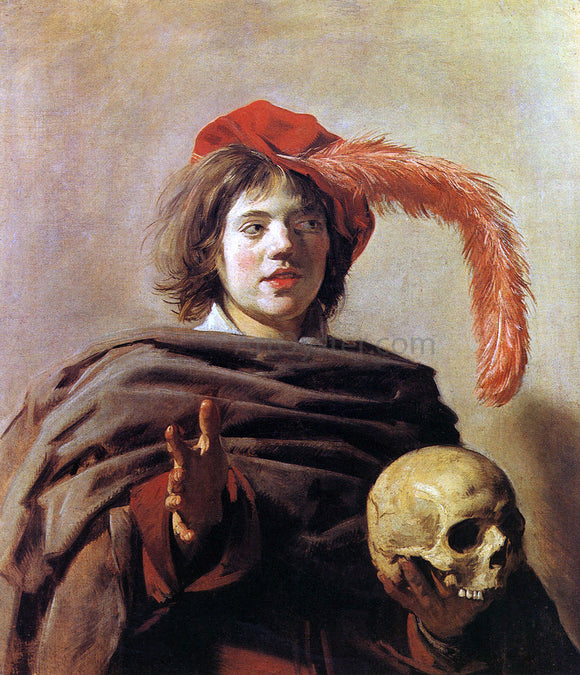  Frans Hals Boy with a Skull - Canvas Art Print