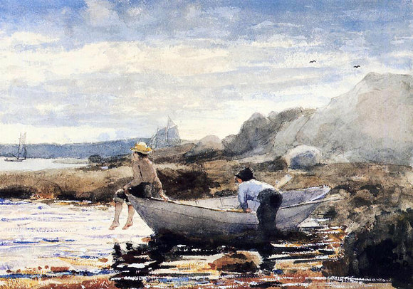  Winslow Homer Boys in a Dory - Canvas Art Print