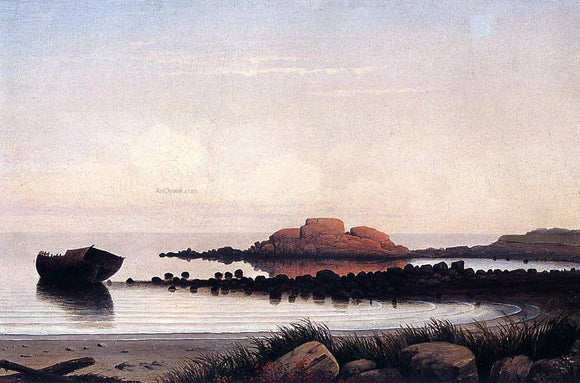 Fitz Hugh Lane Brace's Rock - Canvas Art Print
