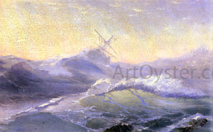  Ivan Constantinovich Aivazovsky Bracing the Waves - Canvas Art Print