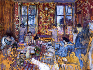  Edouard Vuillard A Breakfast at Villerville - Canvas Art Print