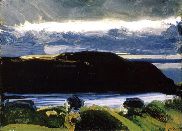  George Wesley Bellows Breaking Sky, Monhegan - Canvas Art Print