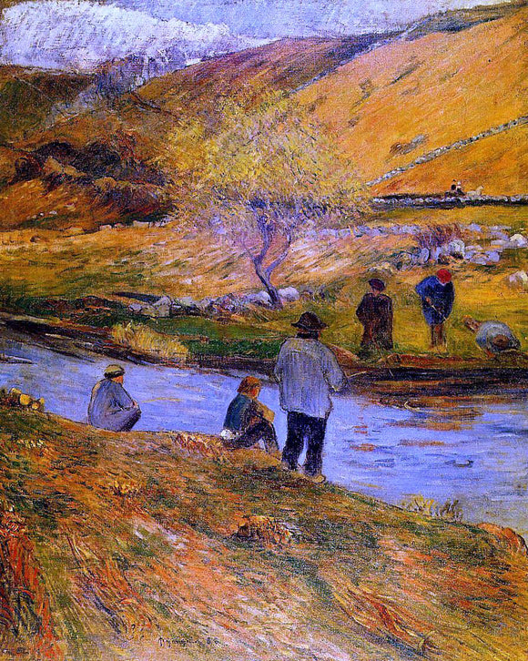  Paul Gauguin Breton Fishermen - Canvas Art Print