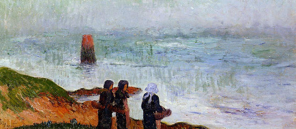  Henri Moret Breton Women by the Sea - Canvas Art Print